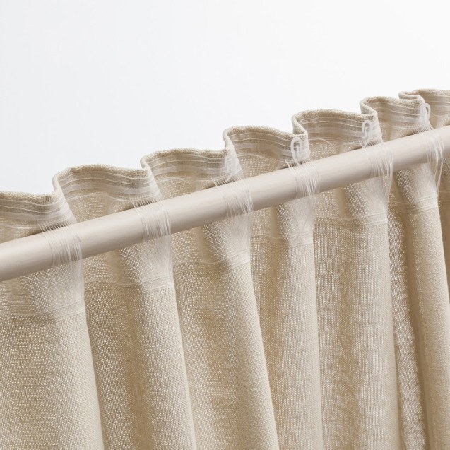 Κουρτίνα με σιρίτι Gofis Home Combe Shadow Grey...