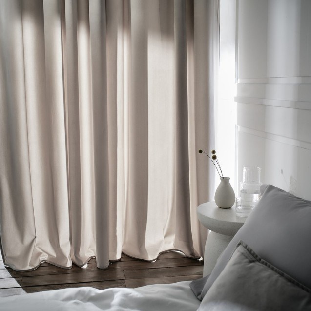 Κουρτίνα με Τρουκς Gofis Home Winter Water Grey...