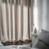 Κουρτίνα με Τρουκς Gofis Home Winter Water Grey 711/34 140x280