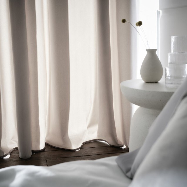Κουρτίνα με Τρουκς Gofis Home Winter Water Grey...