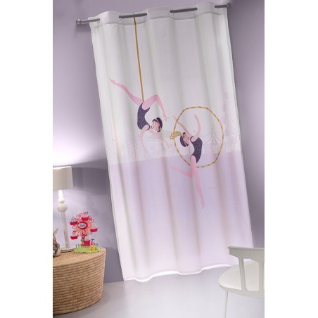 Παιδική Κουρτίνα Saint Clair Soft-Touch Enjoy Pinky 160x240