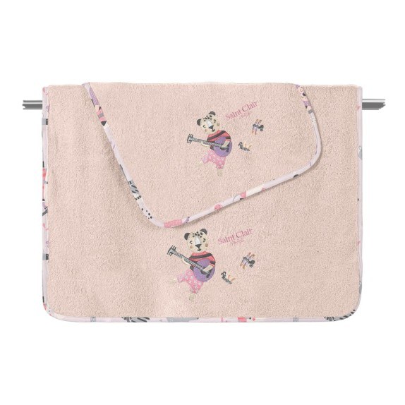 Σετ Βρεφικές Πετσέτες 2 Τεμαχίων Saint Clair Jazz Lilac