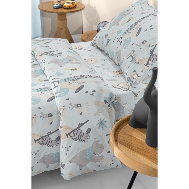 Σετ Παιδική Παπλωματοθήκη Μονή 2 Τεμαχίων Saint...