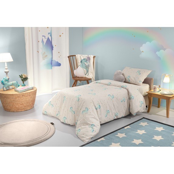 Σετ Παιδική Παπλωματοθήκη Μονή 2 Τεμαχίων Saint Clair...