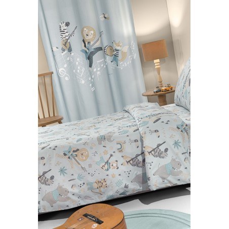 Σετ Παιδικά Σεντόνια Μονά 3 Τεμαχίων Saint Clair Jazz Raf 165x250