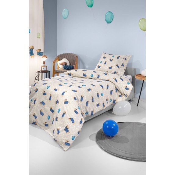 Σετ Παιδικά Σεντόνια Μονά με Λάστιχο 3 Τεμαχίων Saint...