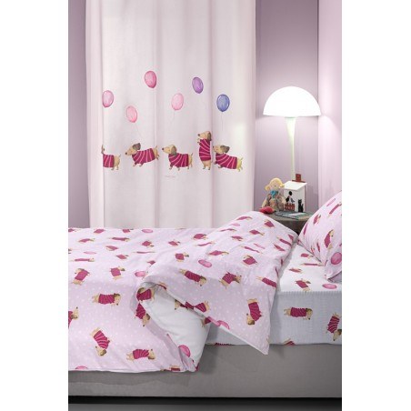 Σετ Παιδικά Σεντόνια Μονά 3 Τεμαχίων Saint Clair Pet Fuchsia 165x250
