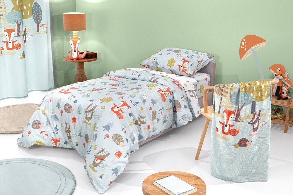 Σετ Παιδικά Σεντόνια Μονά 3 Τεμαχίων Saint Clair Timber