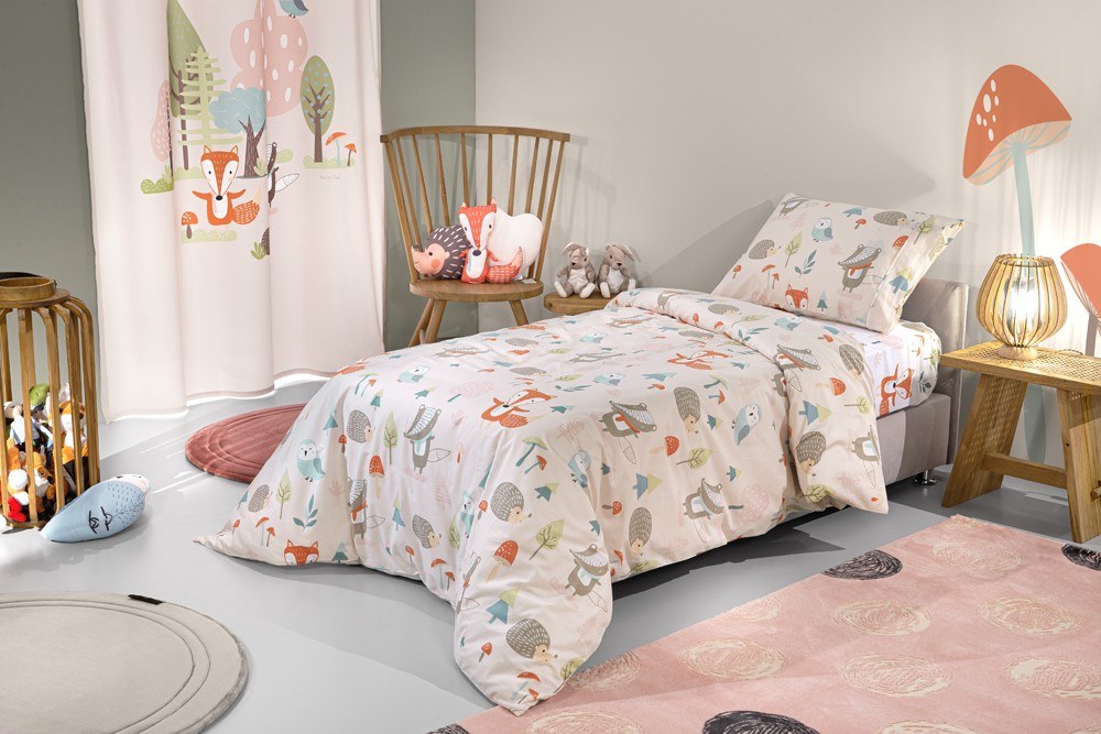 Σετ Παιδικά Σεντόνια Μονά 3 Τεμαχίων Saint Clair Timber