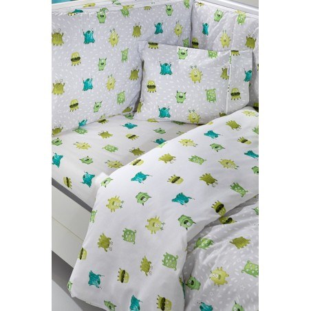 Σετ Κούνιας 3 Τεμαχίων Saint Clair Monsters Lime