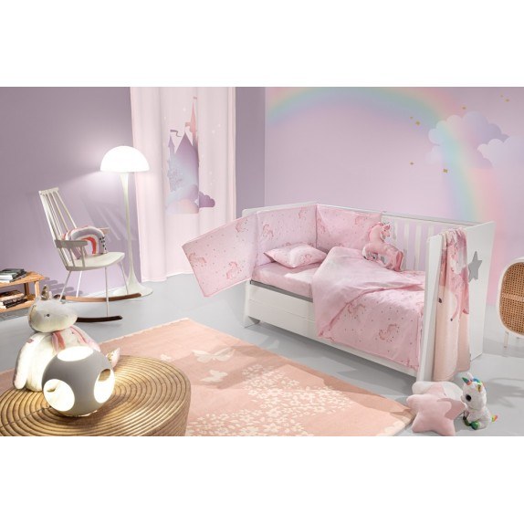 Σετ Κούνιας 3 Τεμαχίων Saint Clair Pinto Pinky