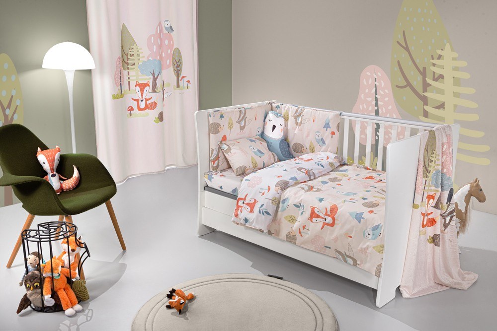 Saint Clair Σετ Κούνιας 3 Τεμαχίων Saint Clair Timber Pudra