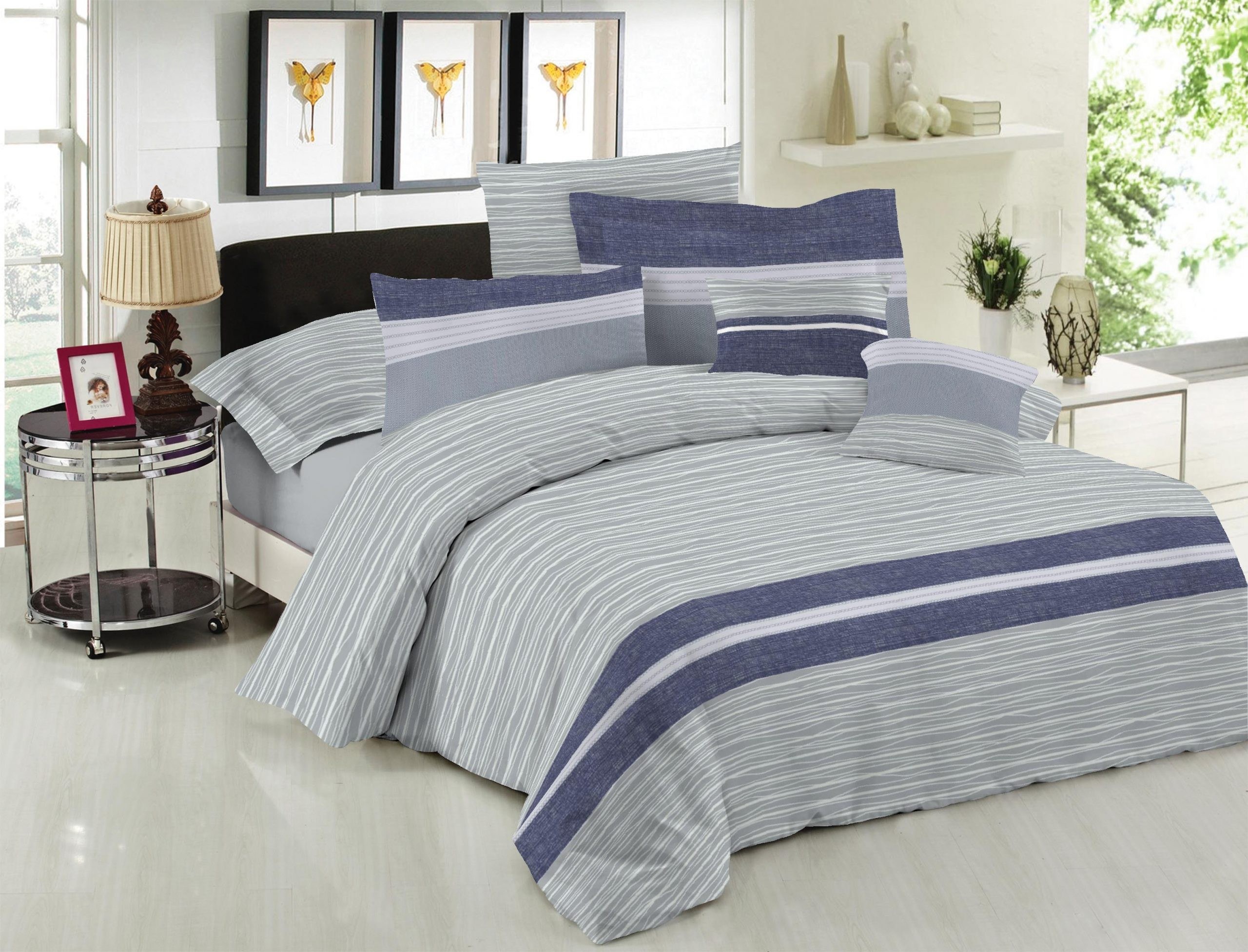 Le Blanc - ΣΗΜΑΝΤΙΚΟ: Σε περίπτωση διαφοράς τιμής από το κατάστημα ισχύει παντα και μόνο η τιμή του καταστήματος Παπλωματοθήκη Μονή Le Blanc Brooklyn Ice 160x240