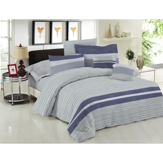 Σετ Πάπλωμα Υπέρδιπλο 3 Τεμαχίων Le Blanc Brooklyn Ice...