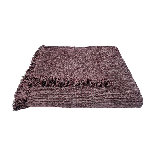 Ριχτάρι Πολυθρόνας ΚΟΜΒΟΣ Chenille Ψάθα Lilac...