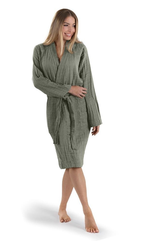 Μπουρνούζι Supreme Khaki Medium & Πουγκί Καλυντικών