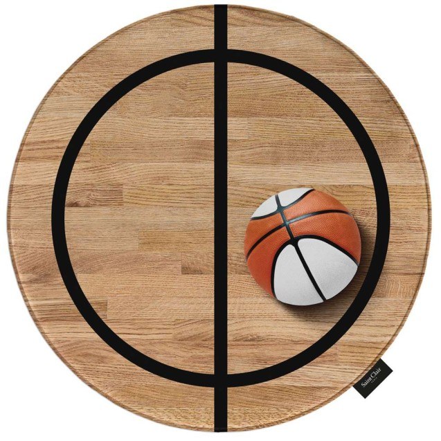 Στρογγυλό Χαλί Softy Hoop 100cm