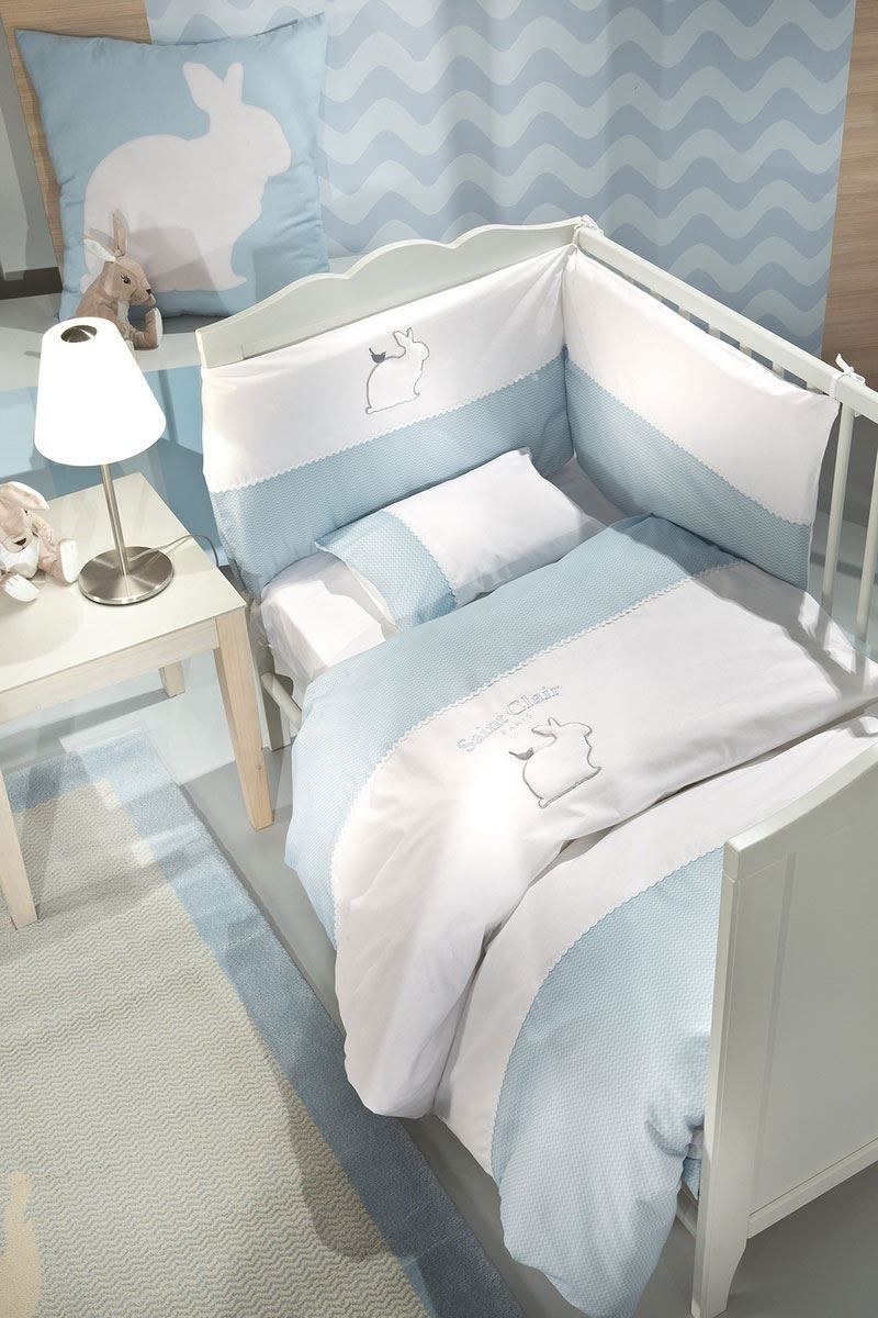 Σετ Βρεφική Προίκα Lapin Blue 6τμχ -