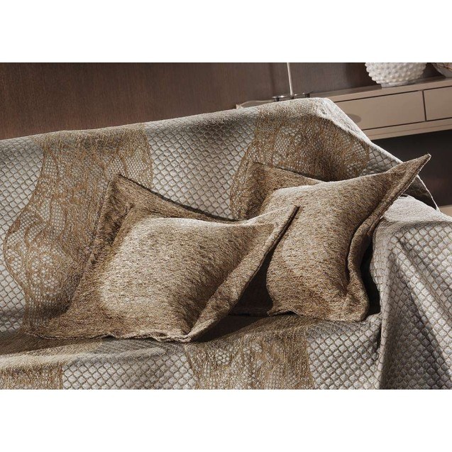 Διακοσμητική Μαξιλαροθήκη Pri-Sp Mocca 45x45