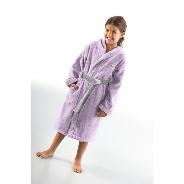 Παιδικό Μπουρνούζι Kiddies Lilac για ετών 4-6