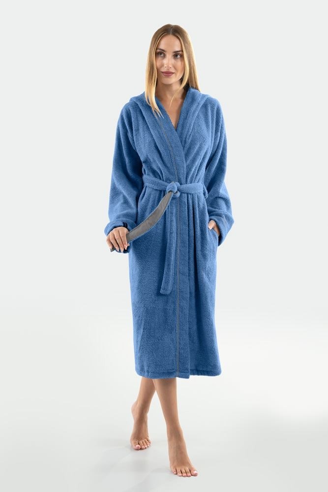 Μπουρνούζι Casual Blue Large