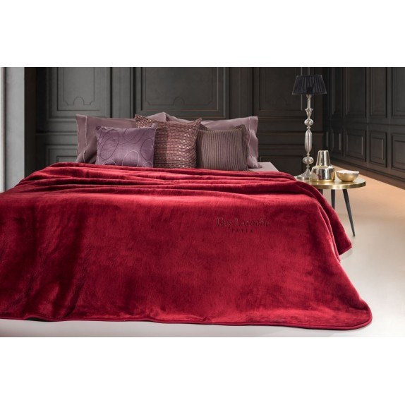 Βελουτέ Κουβέρτα Smooth Bordeaux 240X260