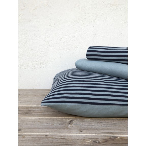 Σετ Σεντόνια Υπέρδιπλα με Λάστιχο Nima - Suave Dark Blue...