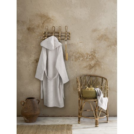 Μπουρνούζι με κουκούλα Zen - Extra/Extra Large - Oat Beige