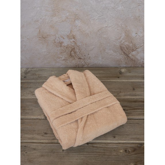 Μπουρνούζι Asana - Large - Light Salmon