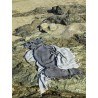 Πετσέτα/Παρεό 95x150 - Argos Dark Gray