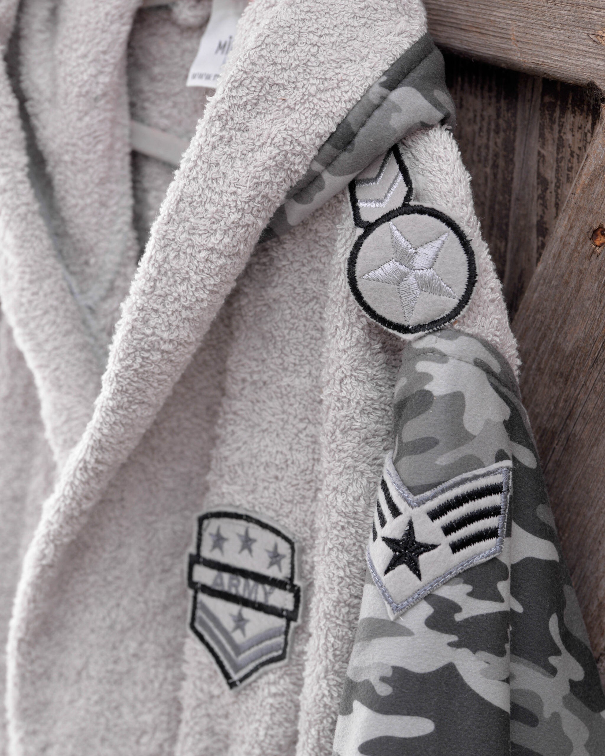 ARMY - ΜΠΟΥΡΝΟΥΖΙ ΠΑΙΔΙΚΟ ΜΕ ΚΟΥΚΟΥΛΑ ΓΚΡΙ 7-8