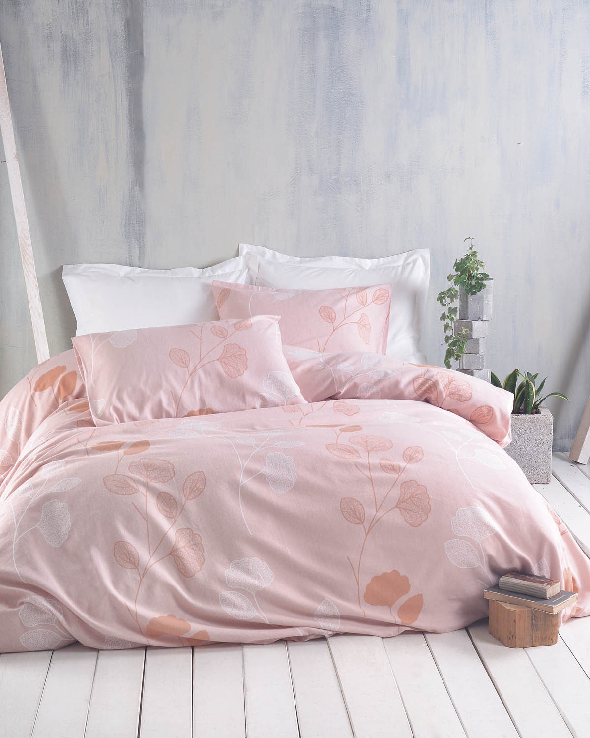 MORIN ΡΟΖ - ΣΕΤ ΣΕΝΤΟΝΙΑ ΦΑΝΕΛΕΝΙΑ ΗΜΙΔΙΠΛΟ (160X260)