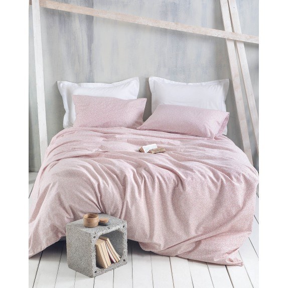 MELROSE ΡΟΖ - ΣΕΤ ΣΕΝΤΟΝΙΑ ΦΑΝΕΛΕΝΙΑ ΥΠΕΡΔΙΠΛΟ ΜΕ ΛΑΣΤΙΧΟ...