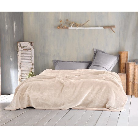 VELOUR ΚΡΕΜ - ΠΑΙΔΙΚΗ ΚΟΥΒΕΡΤΑ ΒΕΛΟΥΤΕ