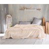 VELOUR ΚΡΕΜ - ΚΟΥΒΕΡΤΑ ΒΕΛΟΥΤΕ ΗΜΙΔΙΠΛΟ (160Χ220)