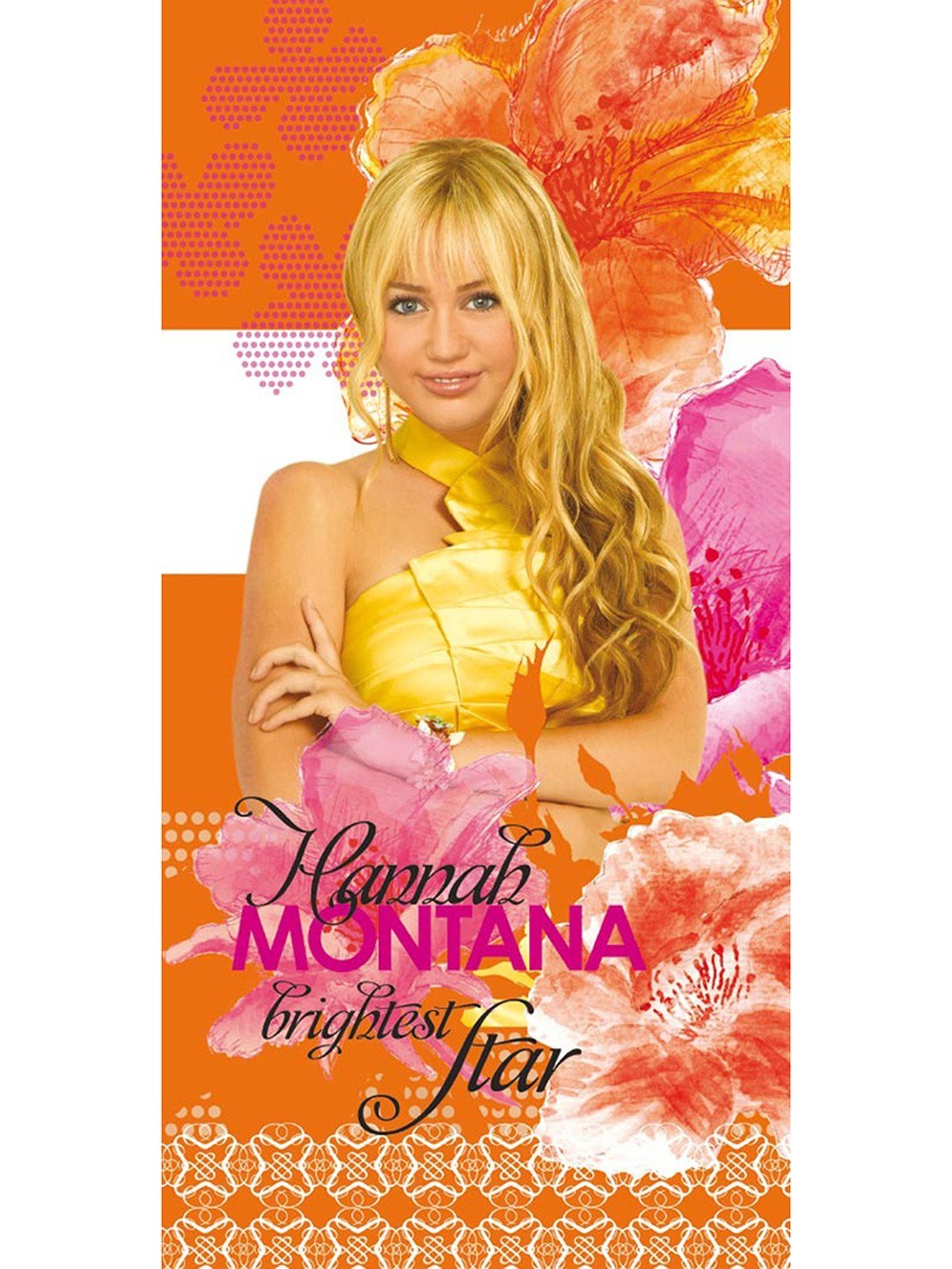 Πετσέτα Θαλάσσης Palamaiki Disney Beach Collection 75X150 Hanna Montana