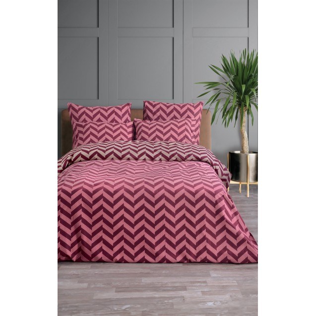 Σετ Θηκη M Zic Zac 1 (Red) 160X240Cm 50X70Cm...