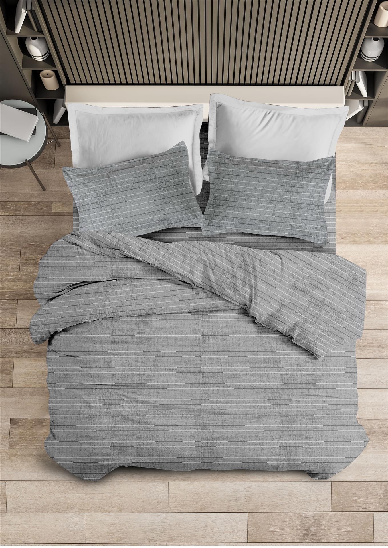 Σετ Παπλωματοθήκη Φανελένια Μονή 2 Τεμαχίων Makis Tseli