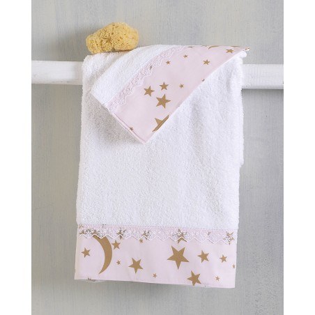 MOONLIGHT ΡΟΖ - ΣΕΤ ΣΕΝΤΟΝΙΑ ΠΑΙΔΙΚΑ 3 ΤΕΜ - ΗΜΙΔΙΠΛΟ (160X260)