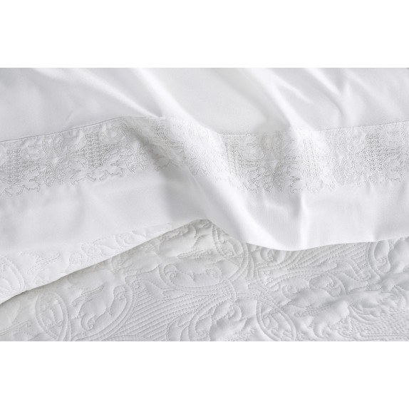 IRINA - ΣΕΤ ΚΟΥΒΕΡΛΙ ΛΕΥΚΟ ΣΕΤ 3 ΤΕΜΑΧΙΑ (1 235X250 - 2...