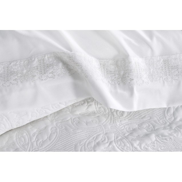 IRINA - ΣΕΤ ΚΟΥΒΕΡΛΙ ΛΕΥΚΟ ΣΕΤ 3 ΤΕΜΑΧΙΑ (1...