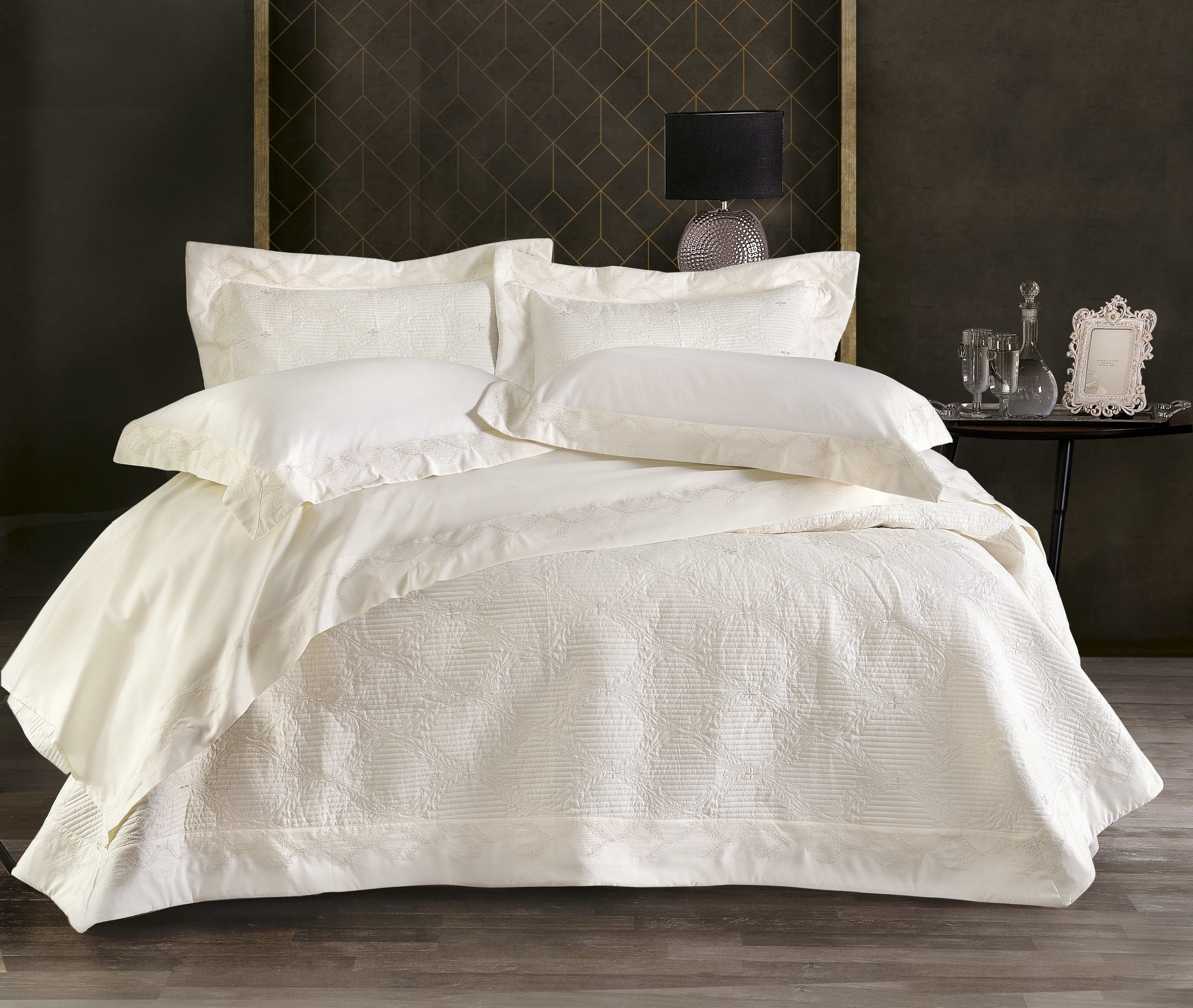 ERATO - ΣΕΤ ΚΟΥΒΕΡΛΙ ΕΚΡΟΥ ΣΕΤ 3 ΤΕΜΑΧΙΑ (1 235X250 - 2 50X70)