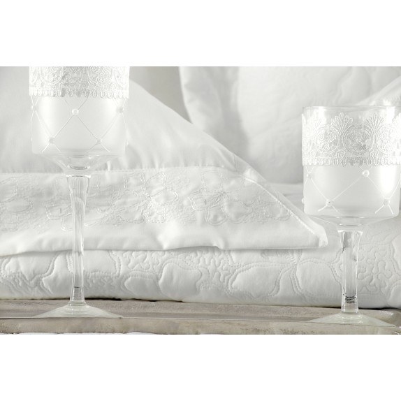 TABITHA - ΣΕΤ ΚΟΥΒΕΡΛΙ ΛΕΥΚΟ ΣΕΤ 3 ΤΕΜΑΧΙΑ (1 235X250 - 2...