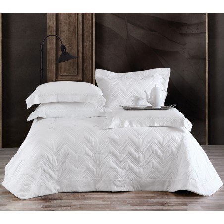 LIZZIE - ΣΕΤ ΚΟΥΒΕΡΛΙ ΛΕΥΚΟ ΣΕΤ 3 ΤΕΜΑΧΙΑ (1 235X250 - 2 50X70)