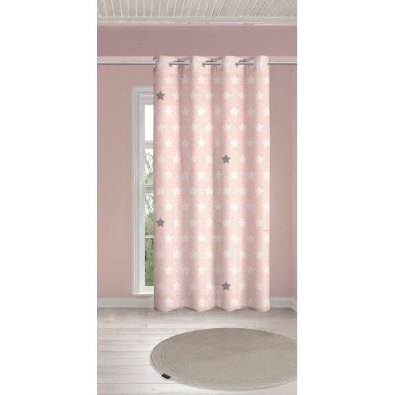 Παιδική & Βρεφική Κουρτίνα Soft-Touch Pirineo Pink 160x240