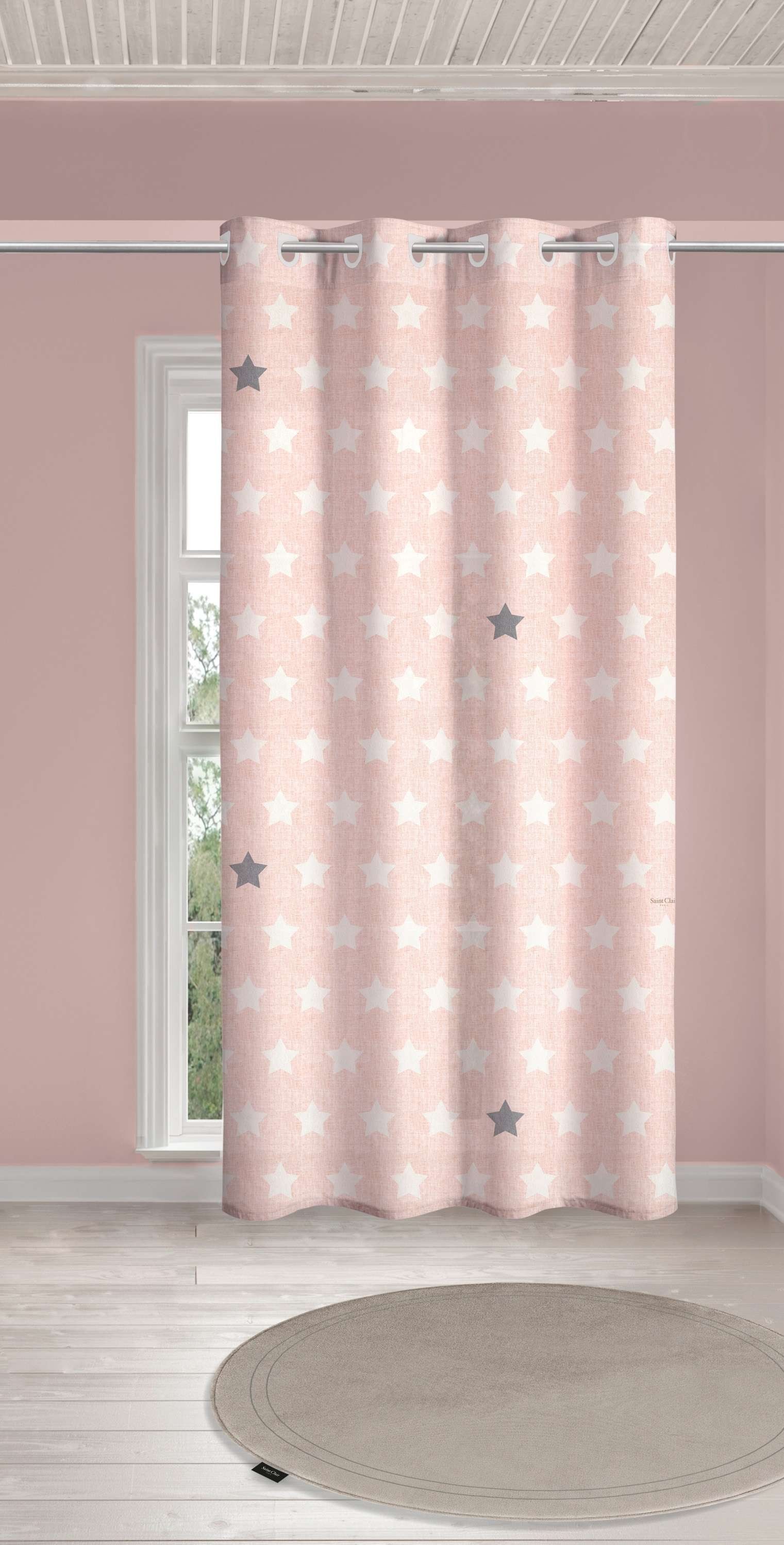 Παιδική & Βρεφική Κουρτίνα Soft-Touch Pirineo Pink 160x240