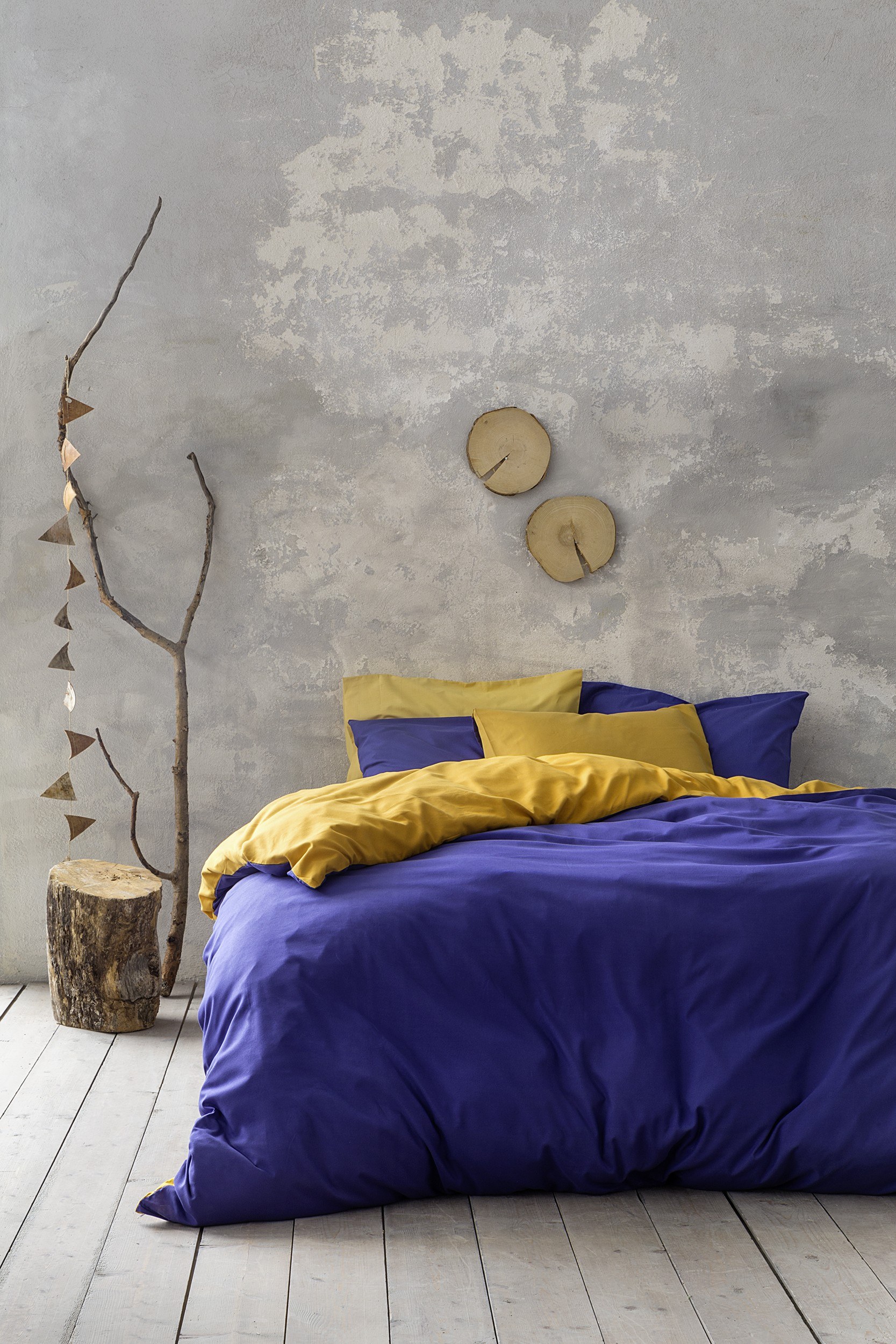 Σετ Παπλωματοθήκη Υπέρδιπλη Nima Abalone - Blue / Musta