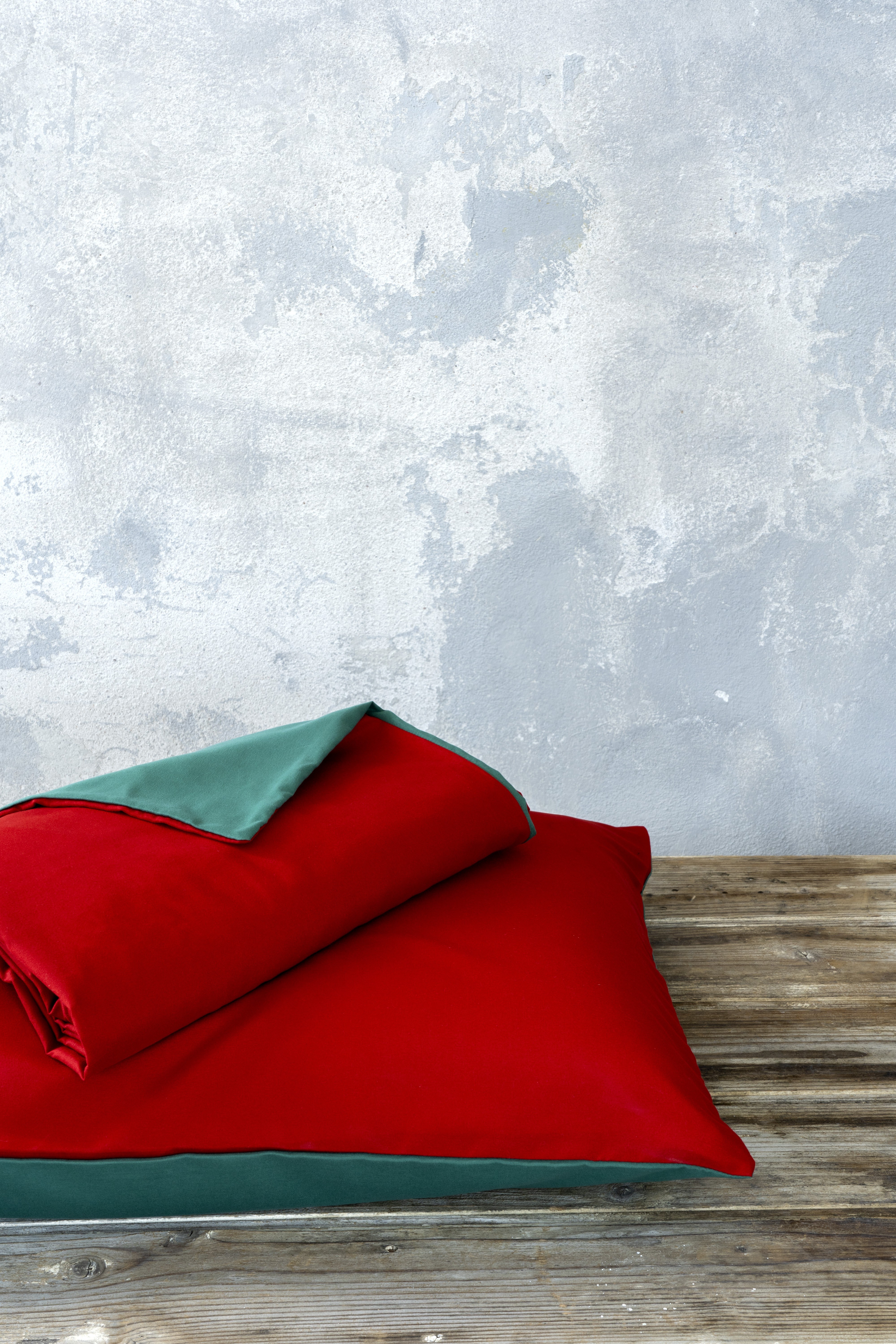 Σετ Παπλωματοθήκη Μονή Nima Abalone - Red / Green 160x2