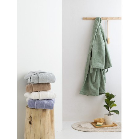 Μπουρνουζι-Ρόμπα Bath Collection Simour White Medium