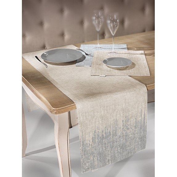 Τραβέρσα 2040 Beige Silver 40x160